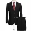 Traje para Hombre Talla Extra Grande, Chaqueta de Traje Formal de Negocios Talla Grande, Traje de Boda, Negro