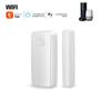 Alarma magnética para puerta con wifi, interruptor inalámbrico para puerta y ventana, sensor Zigbee, automatización del hogar inteligente, conexión de escenas