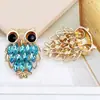 Cuentas para Nuevo Búho de Cristal Accesorios para Salida de Aire de Coche Accesorios de Joyería de Aleación de Zinc DIY Funda de Teléfono Móvil Belleza