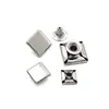 Venta al por mayor de fábrica En stock Remaches Cuadrados Planos de Hierro de 7-12 mm para Decoración de Cajas y Sujetadores de Cuero