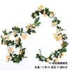 Flor artificial flor de imitação flor decorativa de rattan flor de seda flor de plástico flor artificial flor decorativa rosa teto enrolamento flor de casamento