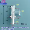 Conector Luer de Plástico Tipo Y Tipo T Fêmea para Macho Divisor de Conexão Rápida Adaptador de Três Vias Feito de Material PC