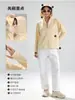 Izexx Ropa Original de Hilo para Exteriores de Moda con Protección Solar para Hombre, Chaqueta de Verano con Capucha para Protección de la Piel contra Rayos UV, Ropa de Protección Solar Dopamina