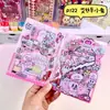 Caderno Original Cartoon A7 Acrílico de Folhas Soltas, Caderno de Estudante Anime Estética Fofa Feminina