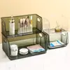 Caja de Almacenamiento Transparente de Escritorio Caja Organizadora de Acrílico para Cosméticos Joyería Libros Bocadillos Artículos Varios Almacenamiento de Acrílico