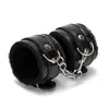 Conjunto Sexy de Bondage para Mujeres, Grilletes, Hebilla Cruzada de Felpa, Juego de 3 Piezas de Entrenamiento