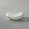 Descansador de palillos de cerámica estilo japonés, soporte para palillos cocido en horno, reposacucharas, soporte para palillos comercial público, cojín creativo para palillos para uso doméstico, montaje de mesa de restaurante