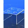 Estilo Engrosado Celebridad de Internet Soporte para Cono de Helado Soporte para Helado Soporte para Bolas de Leche Caliente Soporte de Exhibición Transparente de Acrílico para Conos y Waffles