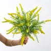 Lavanda Simulada 5 Cabezas Malla 25 Espigas de Trigo Lavanda Vainilla Decoración Pastoral Decoración Exterior Simulada Venta al por Mayor Transfronteriza