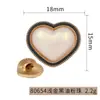 Botones Metálicos de Perlas Estilo Chanel Abrigo de Piel de Visón Botones Decorativos de Lana en Forma de Corazón En Stock Botones de Perlas Estilo Chanel