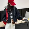 Ropa exterior de primavera y otoño para niñas, nuevo estilo 2026, chaqueta de cuero de moda para niños mayores, capucha desmontable, chaqueta de cuero infantil moderna