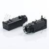 6.35-302S-3P 6,35MM Microfone Amplificador de Microfone Áudio Soquete de Áudio Lado Três/Quatro Pinos Fone de Ouvido