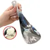 Cuchara para Arroz de Acero Inoxidable, Antiadherente, Grado Alimenticio, Cuchara para Arroz Creativa con Textura Martillada Cuadrada para Uso Doméstico