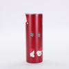 Padrão de Natal Copo Térmico Reto Tampa Transparente Camada Dupla Vácuo Copo Prático Impressão Criativa Portátil 20oz Copo de Carro