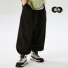 J163 Pantalones de verano delgados para niños antimosquitos Color sólido Transpirables Casuales Bombachos Algodón peinado Pantalones deportivos para niños