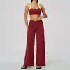Traje Esportivo Novo Transfronteiriço Alça Falsa Duas Peças Curto Cintura Alta Levanta Bumbum Controle de Barriga Corrida Fitness Traje Feminino 2588