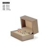 Caja de Anillo Propuesta PU Colgante Collar Conjunto Caja de Almacenamiento Caja de Empaque de Regalo para Joyería Caja de Regalo Suministro Directo de Fábrica