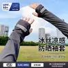 Mangas de Hielo Refrigerantes, Mangas con Protección Solar, Protección UV para Exteriores en Verano, Mangas de Brazo Holgadas para Hombres y Mujeres, Nuevos Protectores de Brazo para Conducir