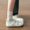 Zapatos Mary Jane de Ballet para Mujer 2026 Otoño Nuevo Estilo Muy Bonitos de Corte Bajo Casual Zapatos Individuales Versátiles con Faldas Zapatos Blancos