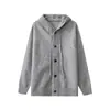Atmósfera de Otoño e Invierno Estilo Perezoso Suéter con Capucha para Hombre ns Americano Holgado Retro Cárdigan Ropa Exterior Estilo Japonés Ropa Exterior 12