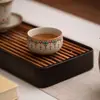 Taza de Té de Cerámica Estilo Dunhuang, Juego de Té Kung Fu, Taza de Maestro, Taza Individual, Taza de Té Pintada a Mano Retro, Recipiente para Té