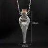 Collar Vintage Europeo y Americano de Botella de Poción Mágica, Colgante de Botella de Vidrio de Elixir, Colgante de Collar Unisex