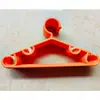 Cabides Plásticos Coloridos Antiderrapantes para Crianças, Cabides Sólidos para Roupas de Bebê, Cabides Sem Marcas para Bebês e Crianças
