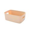 Cesta de plástico portátil para guardar cosméticos, aperitivos, juguetes, cocina, escritorio, libros, artículos de oficina, caja de almacenamiento