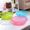 Prato de Rattan Plástico para Frutas Secas Cesto de Armazenamento de Lanches Sala de Estar Doméstica Fruteira de Mesa de Centro Caixa para Frutas Secas