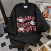 100% Algodão Estilo Coreano Para Ir ao Trabalho Nicho Comprimento Médio Manga Curta Verão Solta Camiseta Unissex Versátil Top para Casal ins