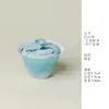 Gaiwan Baleia Pintada à Mão Azul Oceano Ino Kiyosong, Tigela de Chá Doméstica de Alto Valor para Mulheres, Conjunto de Chá, Tigela para Beber Chá