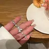 Pulsera Extraíble de Zirconia con Lazo de Lujo Ligero para Niñas, Accesorios de Diseño de Nicho Ins, Nueva Joyería de Mano Estilo 2025