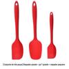 Conjunto de Espátulas de Silicone, Raspador de Creme Integrado, Utensílios de Cozinha Grandes e Pequenos, Pincel de Óleo, Ferramentas para Assar Bolos, Conjunto de Cozinha Tudo-em-Um