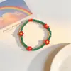 Pulsera Bohemia de Semillas de Flores Margaritas de Colores, Flores Pequeñas, Fresca y Dulce