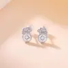 Pendientes Yiluyin de Plata de Ley S925 Chapados en Oro, Nuevo Estilo Chino, Moneda de Cobre Lingote, Pendientes de Diseño de Nicho de Moda para Mujer