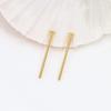Accesorios de joyería DIY al por mayor, joyería hecha a mano con cuentas, chapado en cobre, oro real de 18 quilates, aguja de bola, collar con retención de color, aguja de joyería