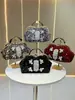 Nova Bolsa Transversal Exquisite Brilhante Feminina Bolsa de Mão Bolsa de Festa Feminina Grande Capacidade Bolsa de Mão de Nicho Sensação de Alto Padrão