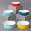 Plato pequeño de melamina nórdica creativa de dos colores plato para el hogar olla caliente vajilla de imitación de porcelana plato para salsa plato para salsa de inmersión plato para condimentos