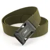 3.8 Cinturón de Lona de Nylon para Jóvenes Cinturón Automático para Hombre El Más Fácil de Combinar Cinturón de Pantalón Moderno Cinturón de Moda para Exteriores