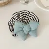 Goma de Pelo Retro a Rayas Rellena de Algodón Estilo Coreano con Lazo de Colores Accesorio para el Pelo Versátil para Moños Dopamina