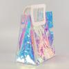 Bolsa Tote Holográfica de PVC Personalizada, Bolsa de Regalo Láser de PVC para Exposiciones, Bolsa de Gelatina, Bolsa de Recuerdo Estilo Ins, Estilo Ins