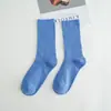 Meias para Mulheres Primavera e Verão Novas Meias Longas Cor Pura Moda Estilo Ins Meias Longas Meias Atacado