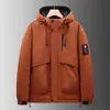 Amazon Transfronterizo Otoño e Invierno Nuevo Talla Grande Holgado Engrosado Acolchado de Algodón para Hombre Grafeno Cálido con Capucha Traje de Pan