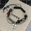 [Pintura Jianghu: [El Malo] Pulseras Periféricas Derivadas Bidimensionales de Anime, Pulseras de Estudiante de Aspecto Genial para Mejores Amigas