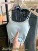 Camisola Skinny de Spice Girl Pura Ropa Exterior para Mujer con Almohadilla en el Pecho Base Interior Hermoso Top con Costuras de Encaje