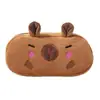 Bolsa de Lápices de Peluche Capibara Gran Capacidad Dibujo Animado Linda Capibara Bolsa de Papelería Estudiantes de Primaria y Secundaria Bolsa de Almacenamiento Modelo Transfronterizo