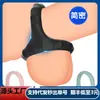 Anel peniano de silicone C645, anel triplo de restrição, anel duplo, anel vibratório unissex, anel de brinquedo sexual