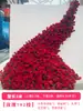 Cascata de Flores Rosa Flor Artificial Decoração Parede de Fundo Arranjo de Check-in Parede de Cascata Loja Celebridade da Internet Parede de Flores Rosa