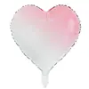 Globo de Película de Aluminio Estrella de Cinco Puntas Amor Gradiente 18 pulgadas Transfronterizo 18 pulgadas Globo Gradiente Arcoíris Rosa Blanco Azul Blanco