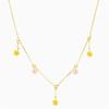 Colar Estrela de Venda Quente Transfronteiriça Estilo Ins Cor Dourada 18K Joia Conservadora de Cor Design de Nicho da Moda Corrente de Clavícula Feminina